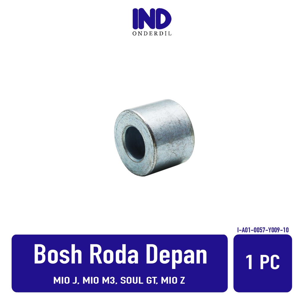 Bosh-Bos-Bushing-Bus Laher-Bearing-Laker Tengah-Dalam Tromol As Roda Depan-Spacer Mio J-M3-Soul-GT-Z