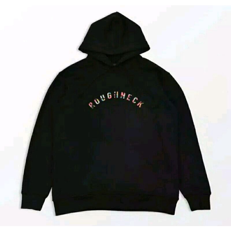 ROUGHNECK 1991 SIG HAPPY COLOUR (HD 008 BLACK HOODIE)