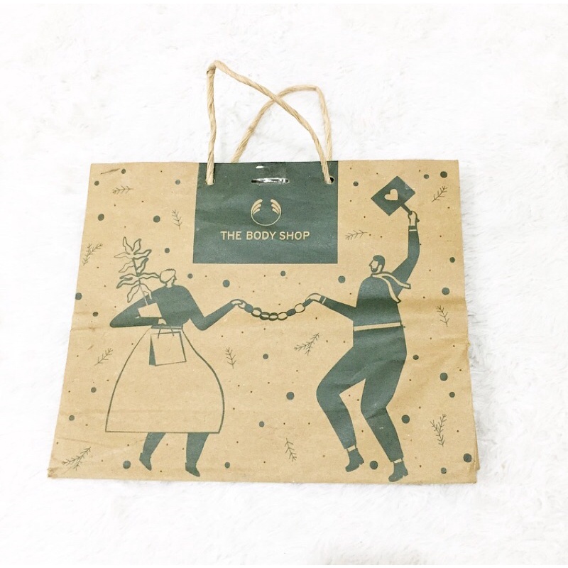 

Original The Body Shop Paperbag Branded Shopping Bag Tas Kantong Belanja