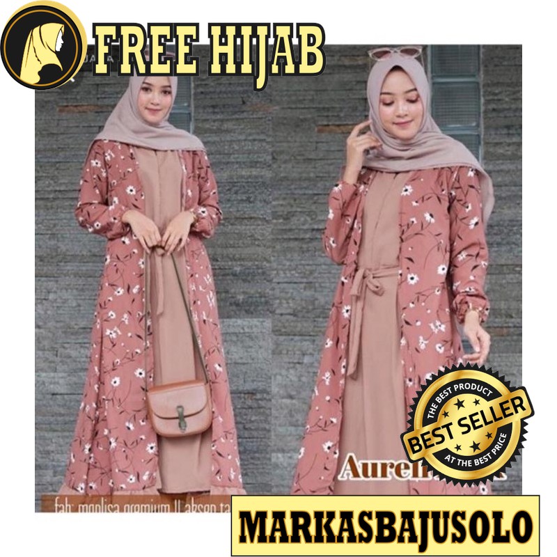 GAMIS SABYAN MONALISA KOMBINASI MOTIF CAMPUR / GAMIS SYARI MURAH BRUKAT PLISKET BROKAT JUMBO ANAK