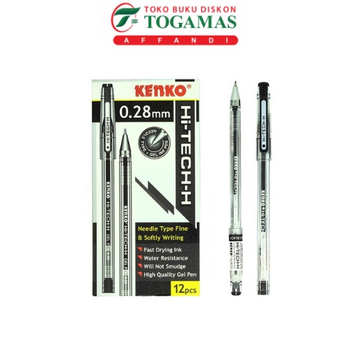 

BALLPEN HI-TECH 0.28 KENKO (HITAM)