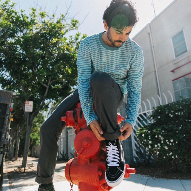 Vans Classics Sk8-Hi Black / White (Resmi PT. Navya)