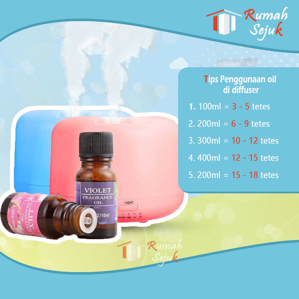 Aroma terapi Aromatheraphy Essensial Esensial Pure Air Fragrance Pengharum Pewangi Esential Oil Ruangan RS-13 10ml Defuser Humidifer Minyak Humadifier Humudifier Humdifier Difusser Essential 100% Murni &amp; Alami TSLM1 TSLM2 RH-17 Kamar Taffware