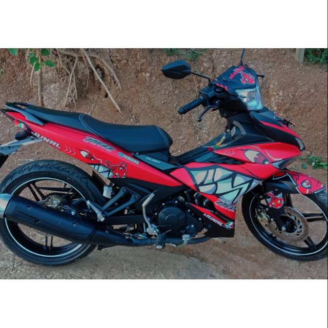 Stiker Motor Yamaha Mx King Full Body Desain Hiu Bebas Shopee