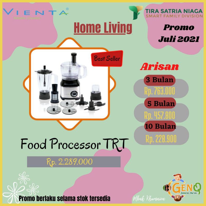 [ARISAN] FOOD PROCESSOR VIENTA 11 IN 1