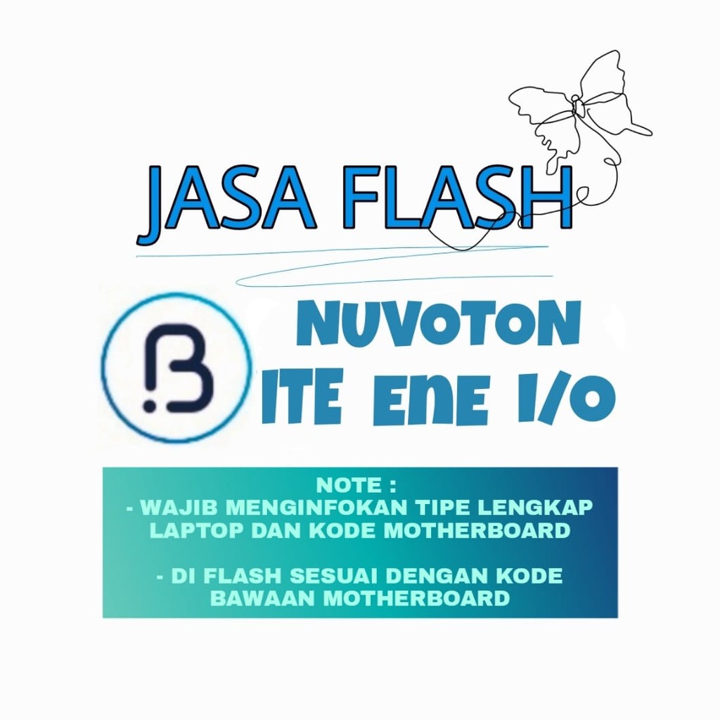 Jasa Flash Nuvoton Flash ITE Flash ENE Flash I/O IO