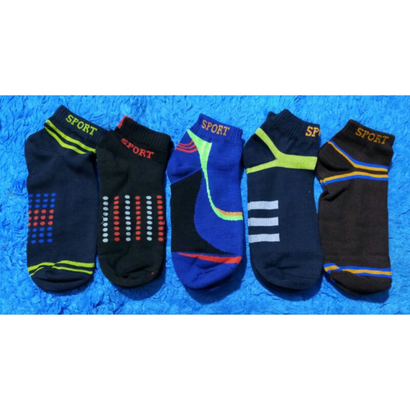 Kaos Kaki Sport Pendek Cowok Mata Kaki, Olahraga, Jogging, Running, Mensock/Pria/Laki2 Murah