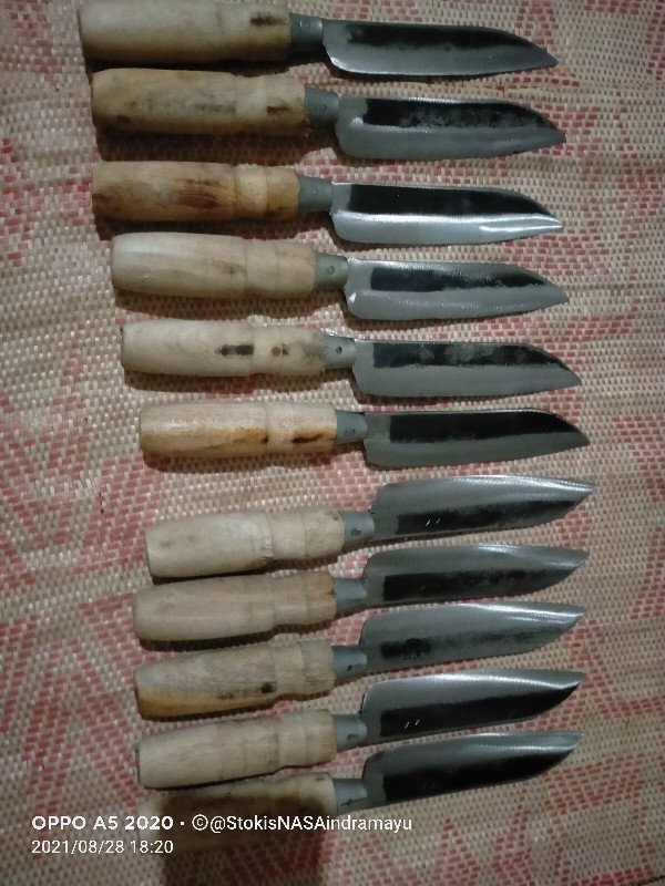 Pisau Dapur Baja Tebal Ukuran Sedang Super Tajam