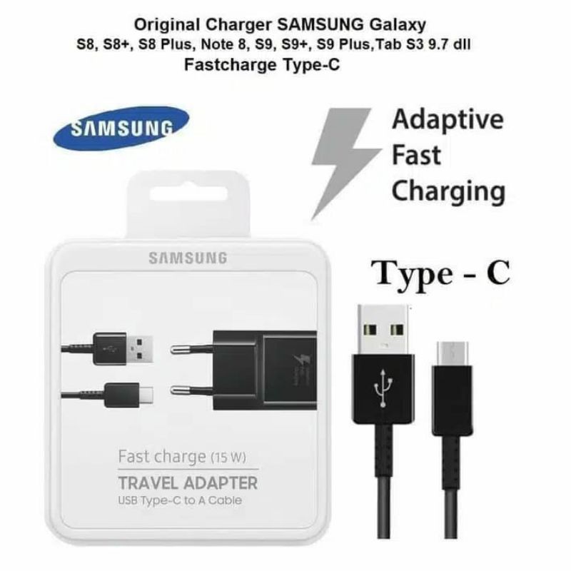 Charger Samsung Tipe C Original 100% Fast Charging 15W