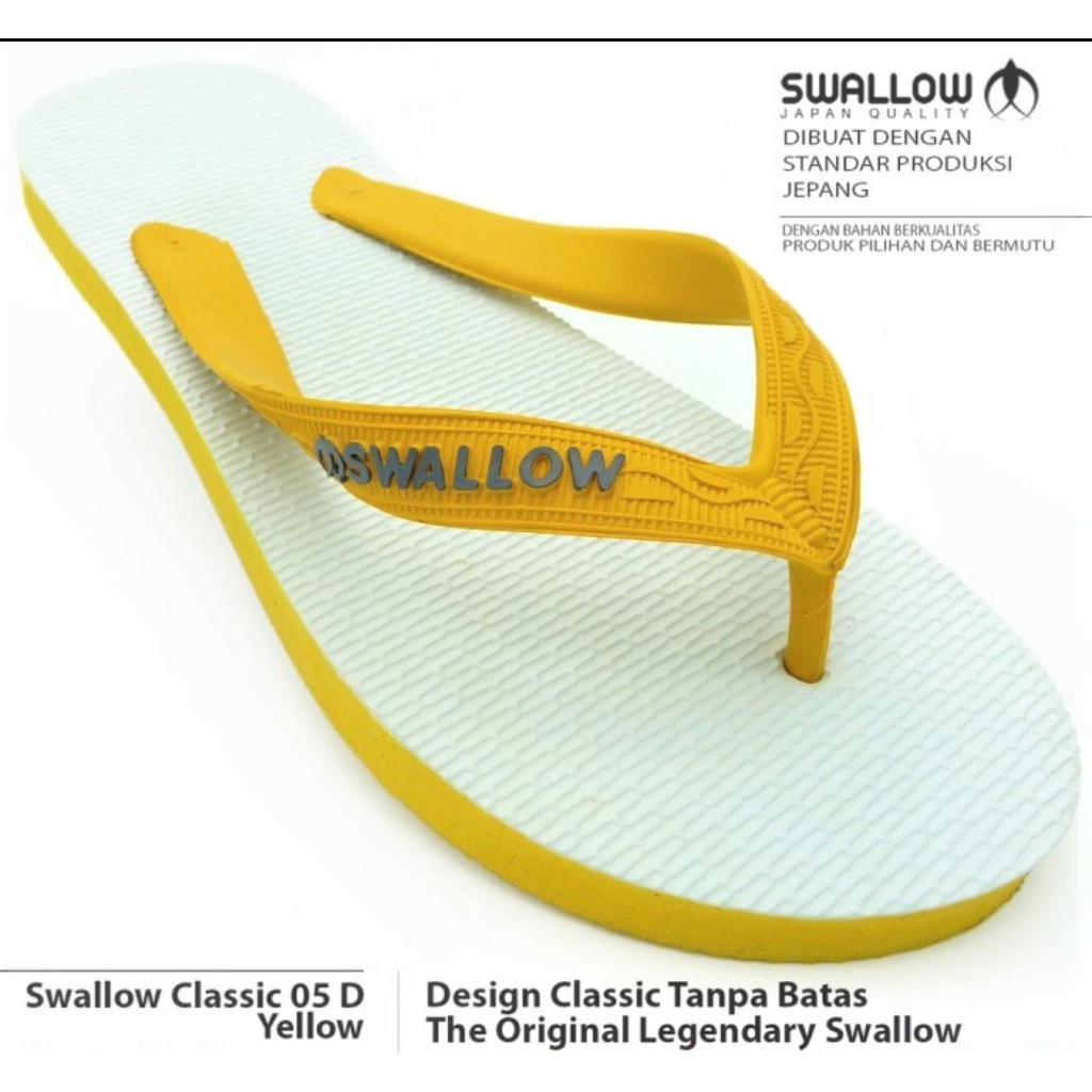 SANDAL JEPIT SWALLOW ORIGINAL UKURAN SERI NO 9 s/d 10.5 - SENDAL JEPIT