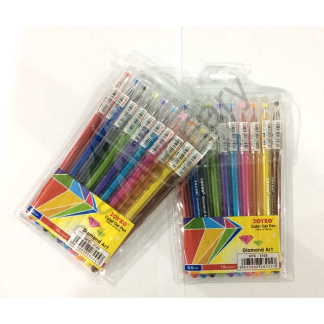 

Pulpen Warna-Warni Joyko 10Warna (color pen gel)