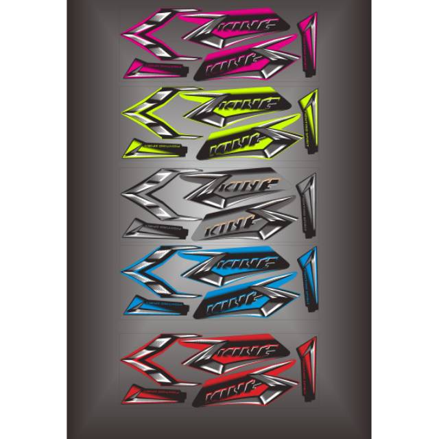 sticker rx king stiker motor striping motor RX KING aksesoris motor RX KING Striping rx king 2008