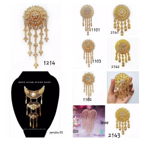 bros kebaya/bros kutubaru/bros kebaya bunga/ Bros jumbo kebaya kutubaru gold