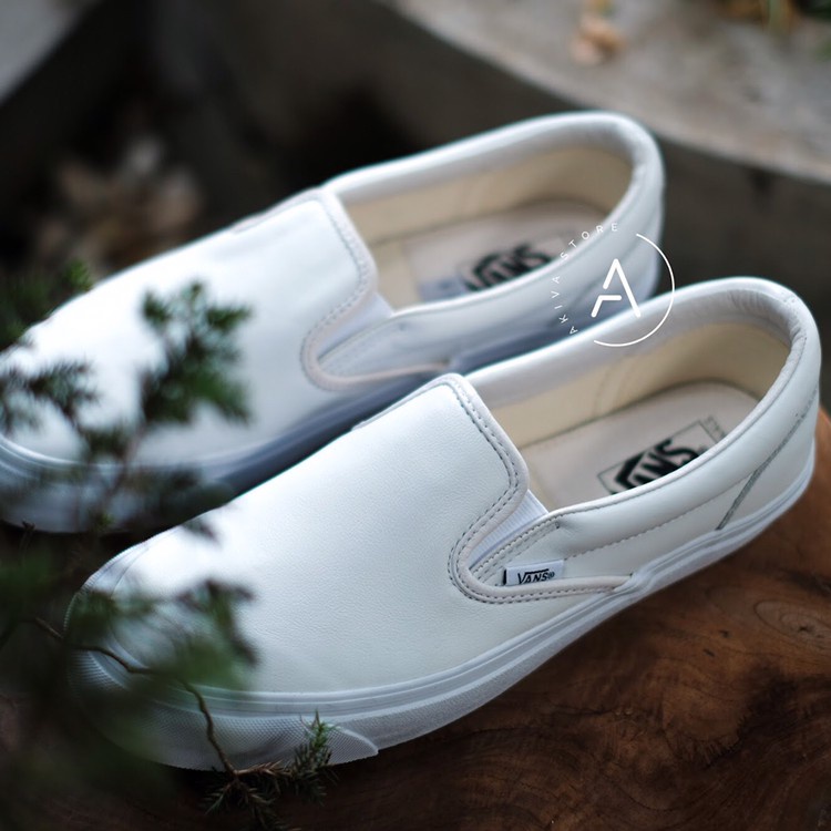 Vans Slip On Checkerboard Off White Black Original &amp; Fake SEPATU CASUAL PRIA 36-43