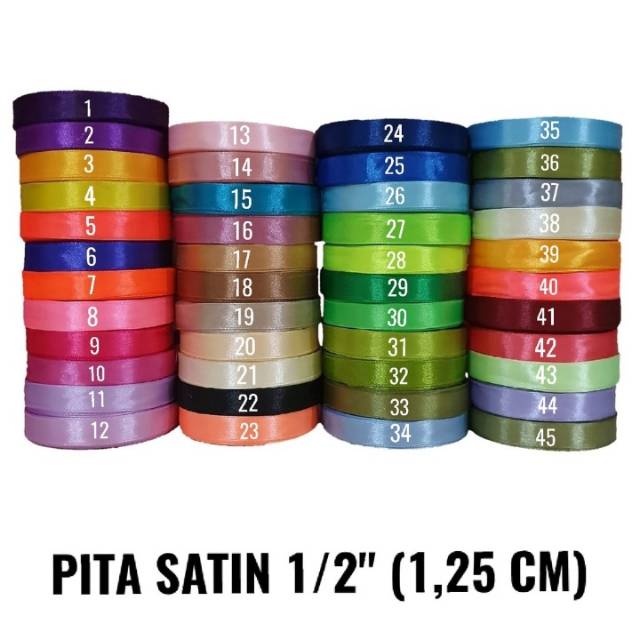 

Pita Satin 1/2' /1.25cm
