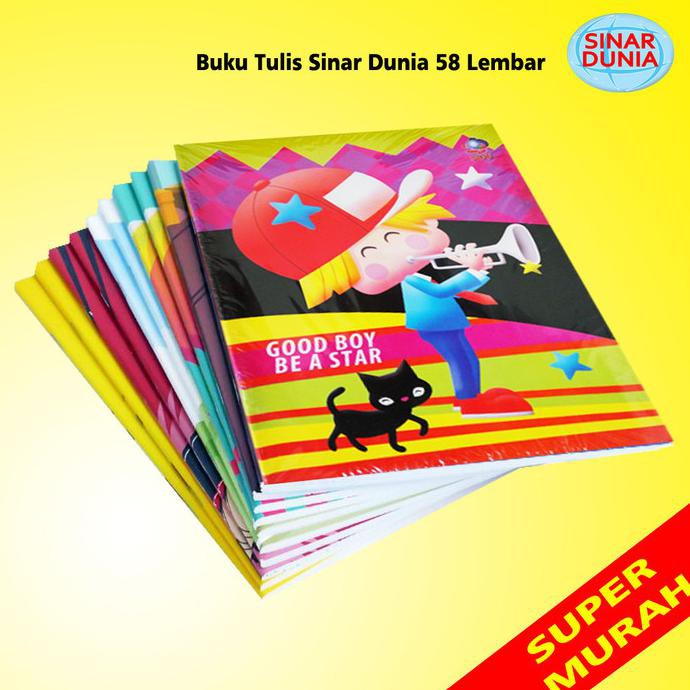 

Open Ds] Buku Tulis Sinar Dunia 58 Lembar