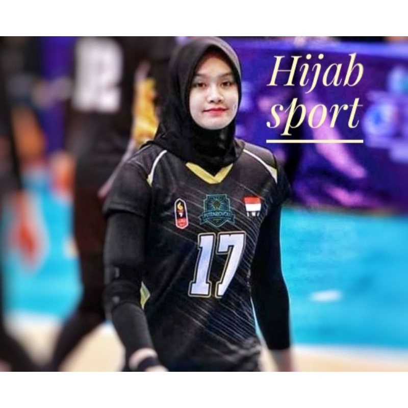 kerudung olahraga/hijab instant/hijab sport-Polos