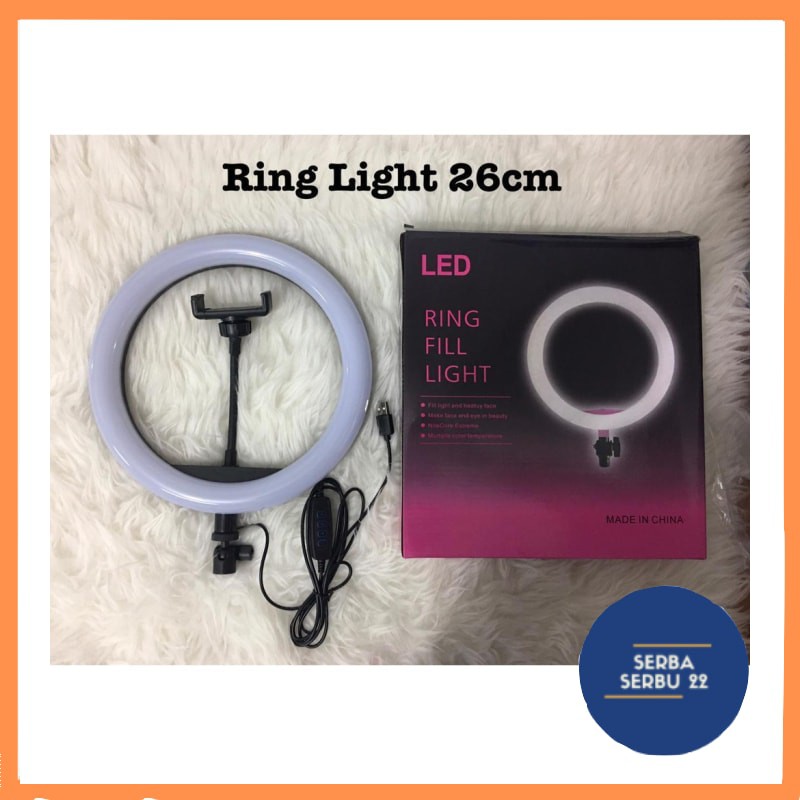 Ringlight Ring Light Led 26CM Lampu 20/30 cm Make Up/ Lampu Ringlight Selfie Tiktok [ss]