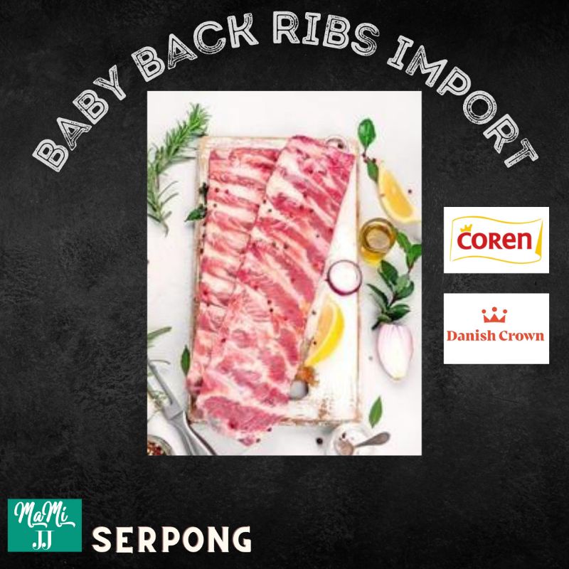 

Pork Baby Back Ribs Whole Coren/Iga Babi Utuh Import Coren
