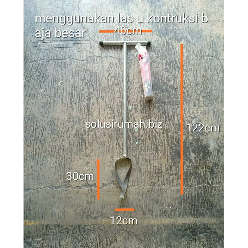 ALAT BOR BIOPORI PELUBANG TANAH ALAT GALI BOR TANGAN BIO PORI