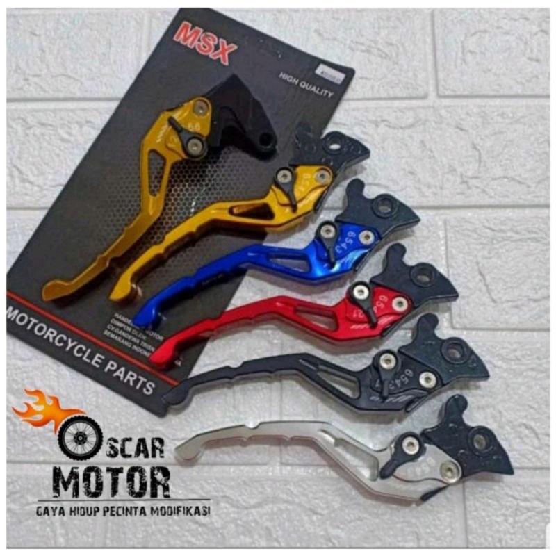 Handle Motor Handle Rem Model Jarum Cnc Hendel Variasi Motor Vario 150 Nmax Vixion Tiger Scoopy dll