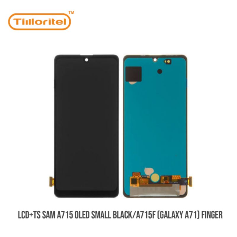 LCD+TS SAM A715 OLED SMALL BLACK/A715F (GALAXY A71) FINGER