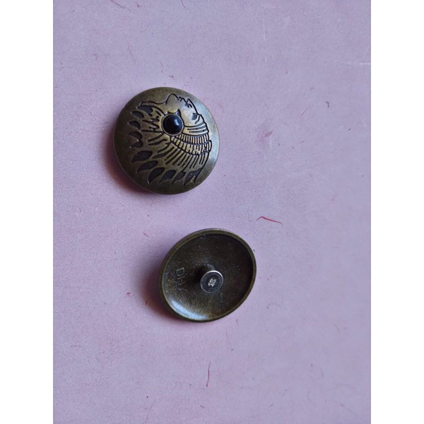 concho button motif indian mata hitam ukuran 30 mm