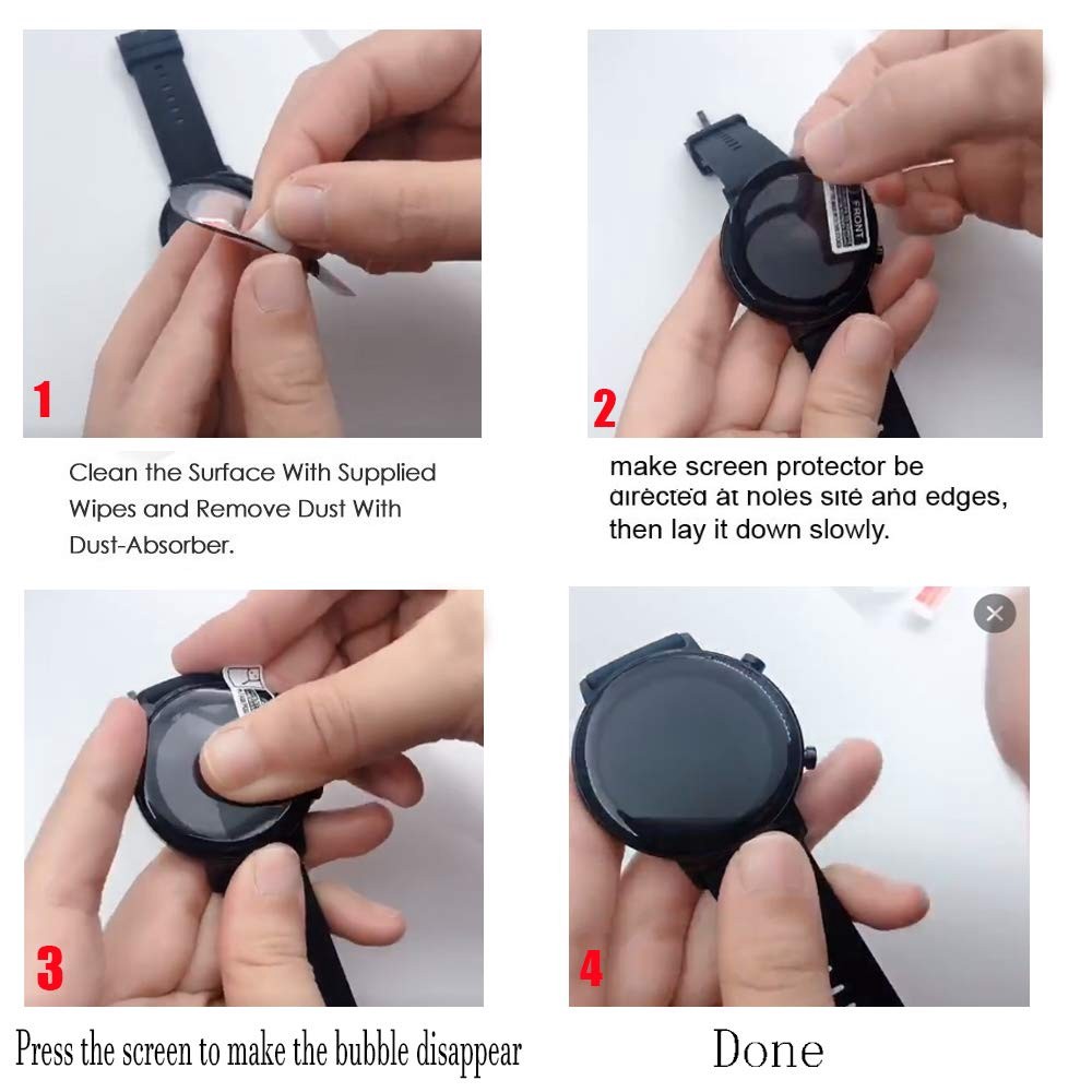 PET Anti gores screen guard HUAWEI GT 2  GT2 46MM 42MM GT 2E nano shock protector