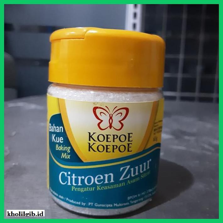 

Redwop-Gnikab- Koepoe Citroen Zuur 65Gr -Hallall.