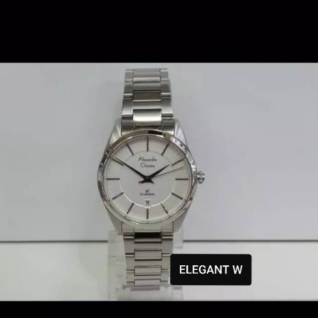 JAM TANGAN ALEXANDER CHRISTIE WANITA ORIGINAL AC 8579 LD SILVER
