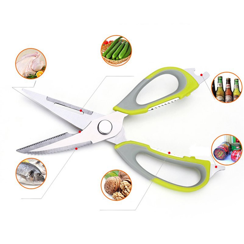 Gunting Dapur Magnetic Multifunction Kitchen / Gunting 8 IN 1 Serbaguna [KK]