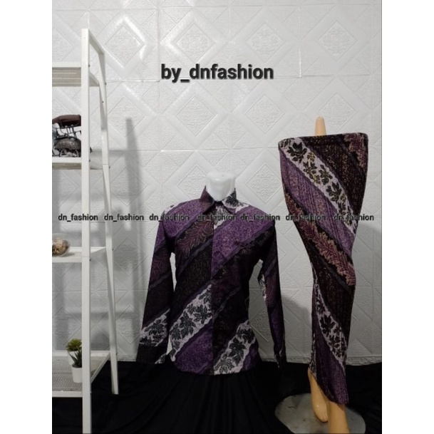 Kemeja Batik Lengan Panjang Couple Lavender, Taro//Kemeja Batik//Rok Plisket Batik//Kemeja Batik Terlaris//Kemeja Batik Modern//Bawahan Tradisional//Kemeja Pesta//Terlaris//COD