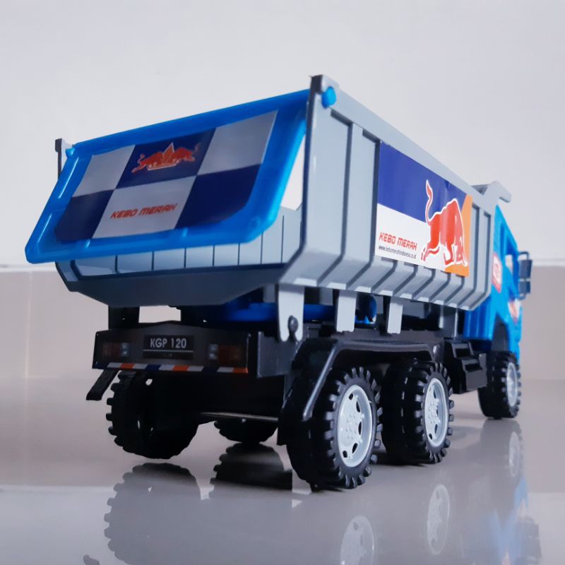 Mainan mobil truck pasir - dump truk angkut edukasi anak