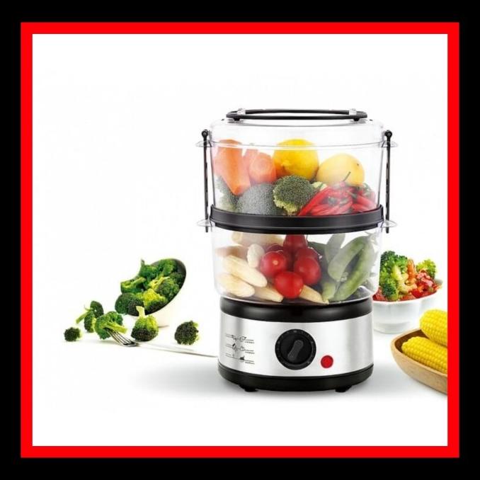 IDEALIFE-Food Steamer Alat Pengukus Makanan Kukusan Listrik IL-114