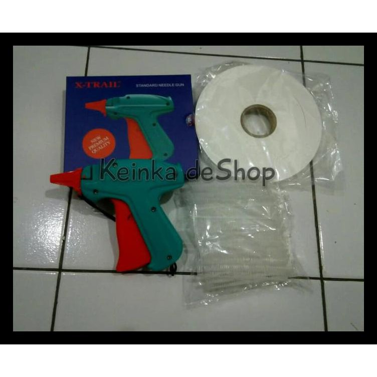 

Paket Alat tembak tag gun isinya Pita label penanda cucian laundry 1/2 EKSLUSIF