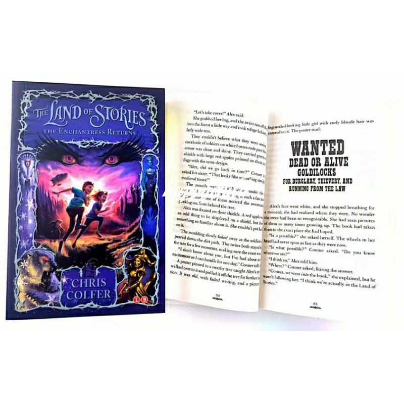 6 books the land of stories  by Chris Colfer uku import/buku anak/happychild