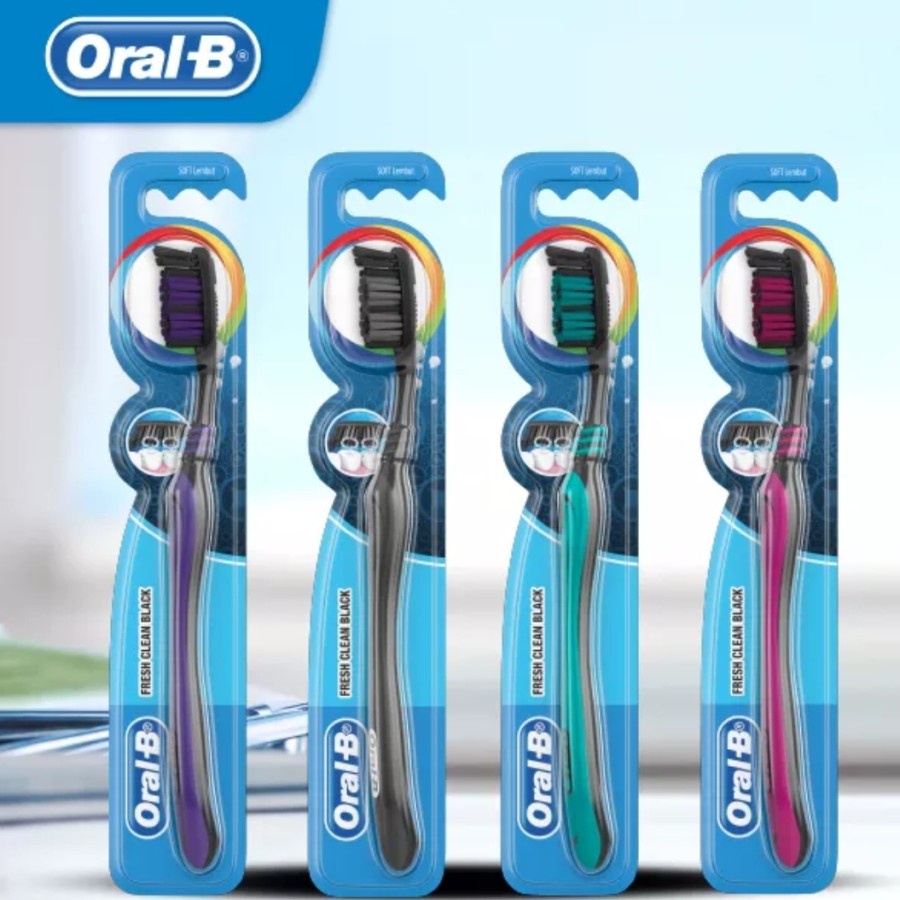 Oral-B Sikat Gigi All Rounder Fresh Clean Black 1s