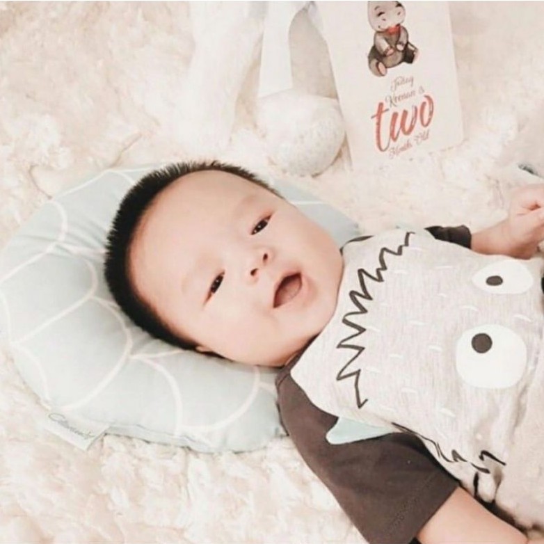 COTTONSEEDS Baby Head Pillow Petal Bantal Bayi Newborn Anti Peyang