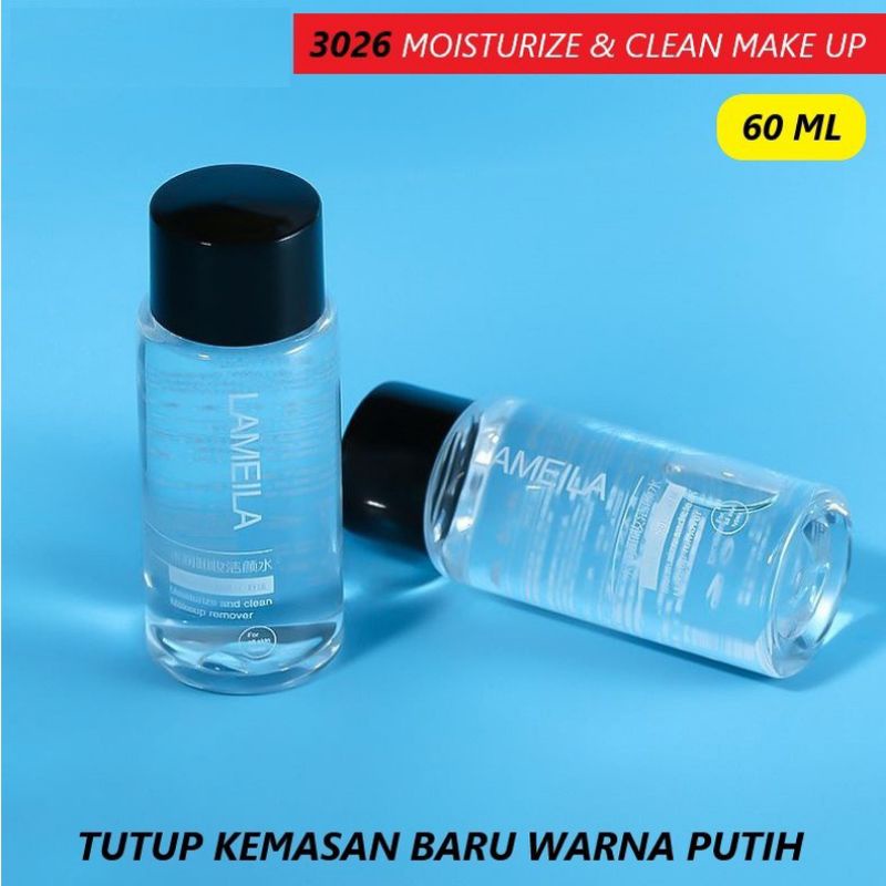 Lameila Cleansing Make Up Remover Moisturizer Micellar Water Pembersih Wajah Setelah Makeup Non Alkohol