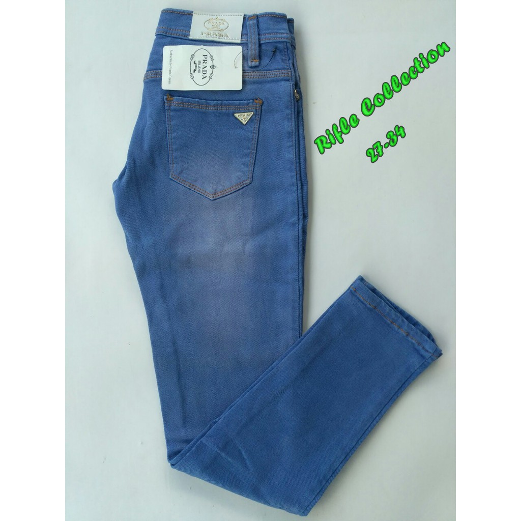 Celana Panjang Wanita Jeans bahan halus Size 27-34 MURAH