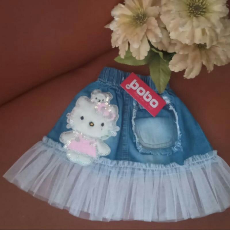 ROK TUTU ANAK BULU MOTIF KARAKTER BISA(COD)