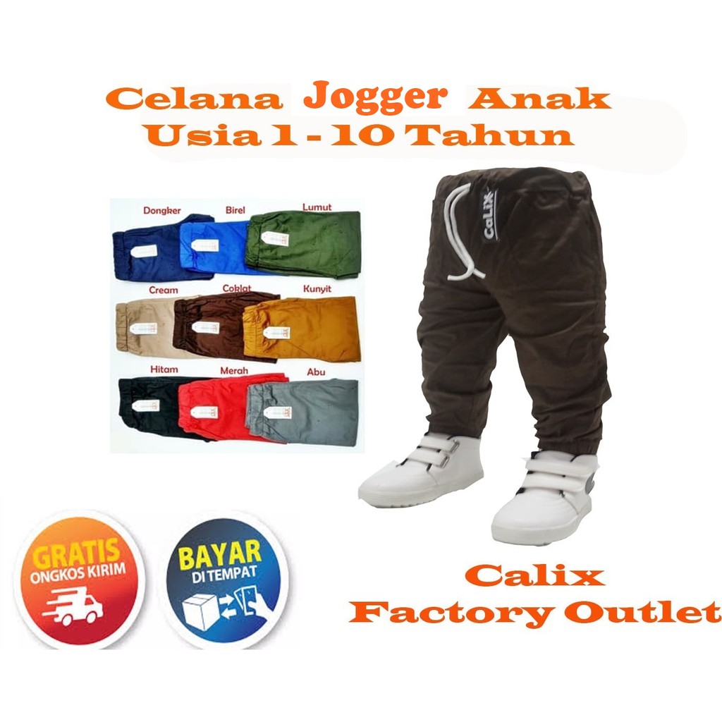 Celana Jogger Anak 7-8thn SIZE 10 (CALIX)