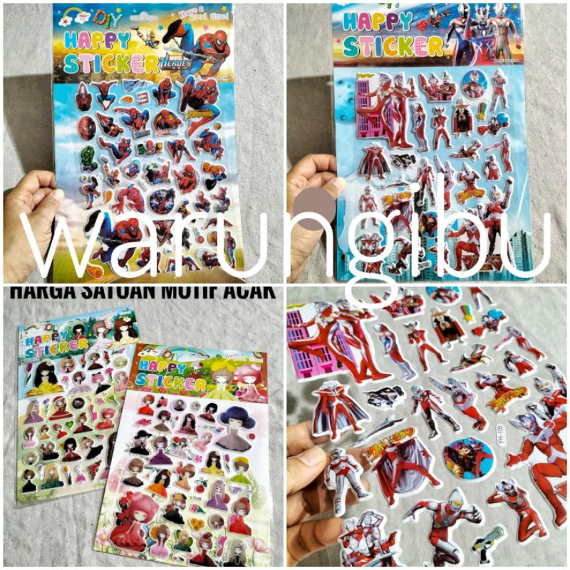 

Jumbo Sticker Gambar Tempel Stiker Karakter Mainan Anak