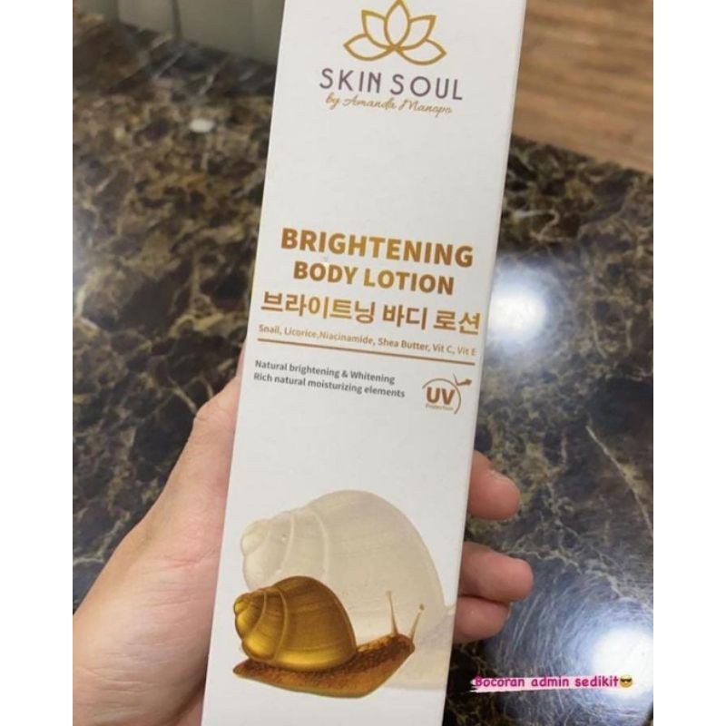SkinSoul Brightening by Amanda Manopo