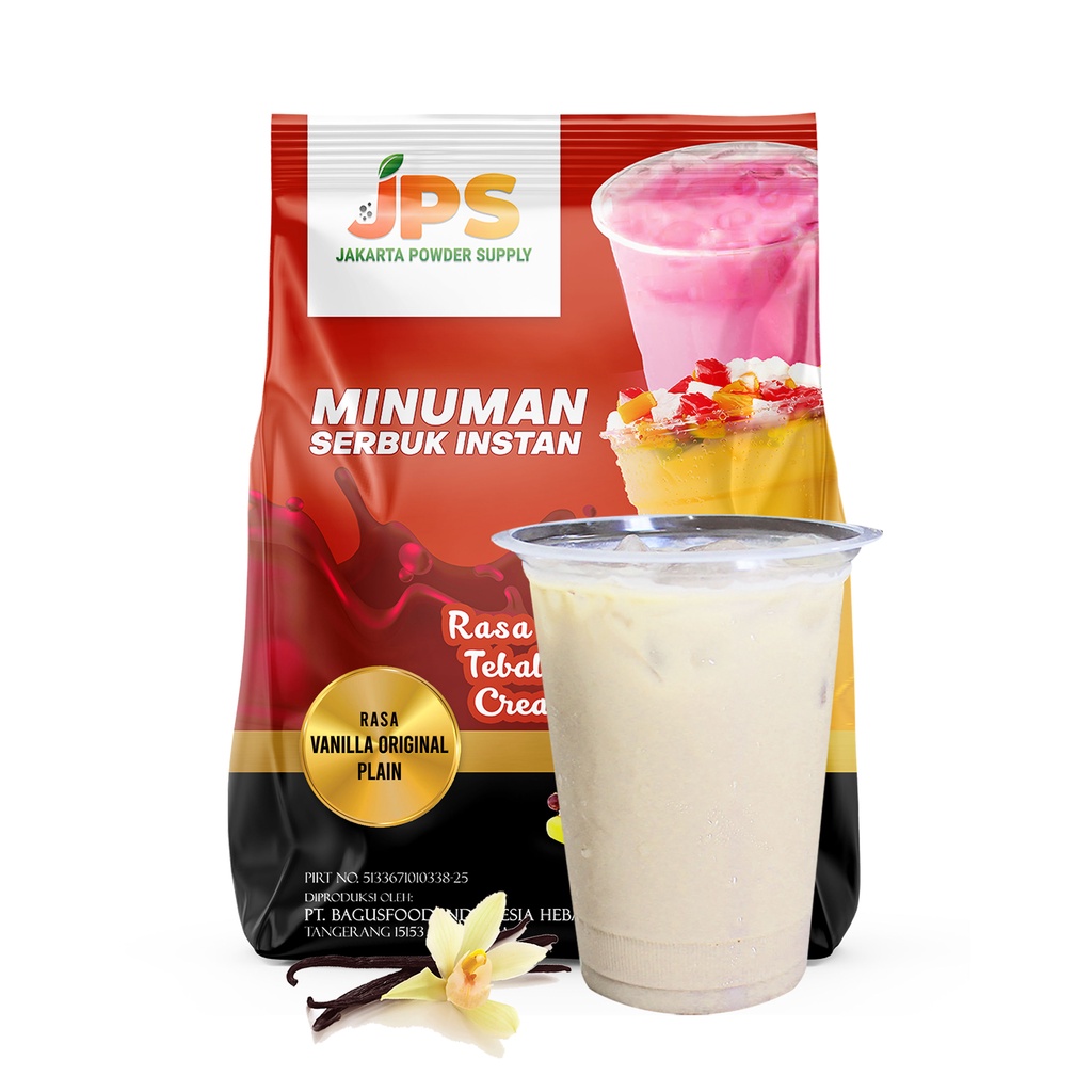 

JPS Vanilla Original Plain Serbuk Powder Bubuk Minuman 1 Kg