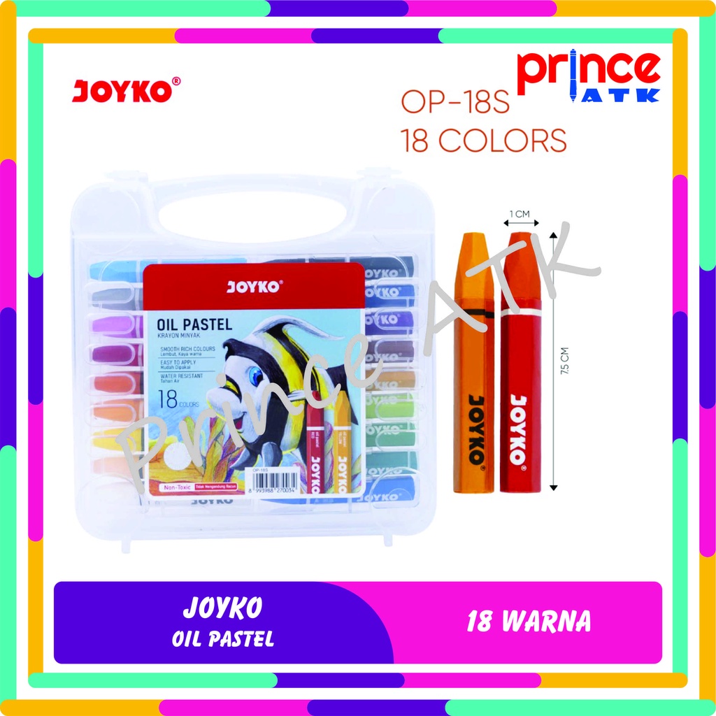 

JOYKO OIL PASTEL / CRAYON JOYKO 18 WARNA