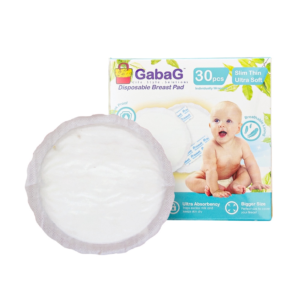 GabaG Disposabble Breast Pad Penyerap Asi isi 30 pcs