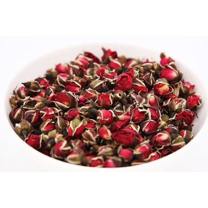 

Fragrant Yunnan Golden-edged Rose Buds/Teh Bunga Mawar 100gr