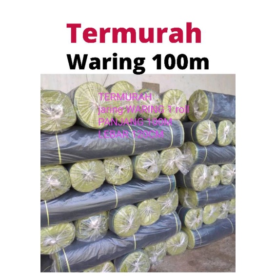 Waring hitam/Waring ikan/Jaring Waring/Jaring Pagar Ayam Pagar Kebun Pagar Kolam Waring Hitam Murah