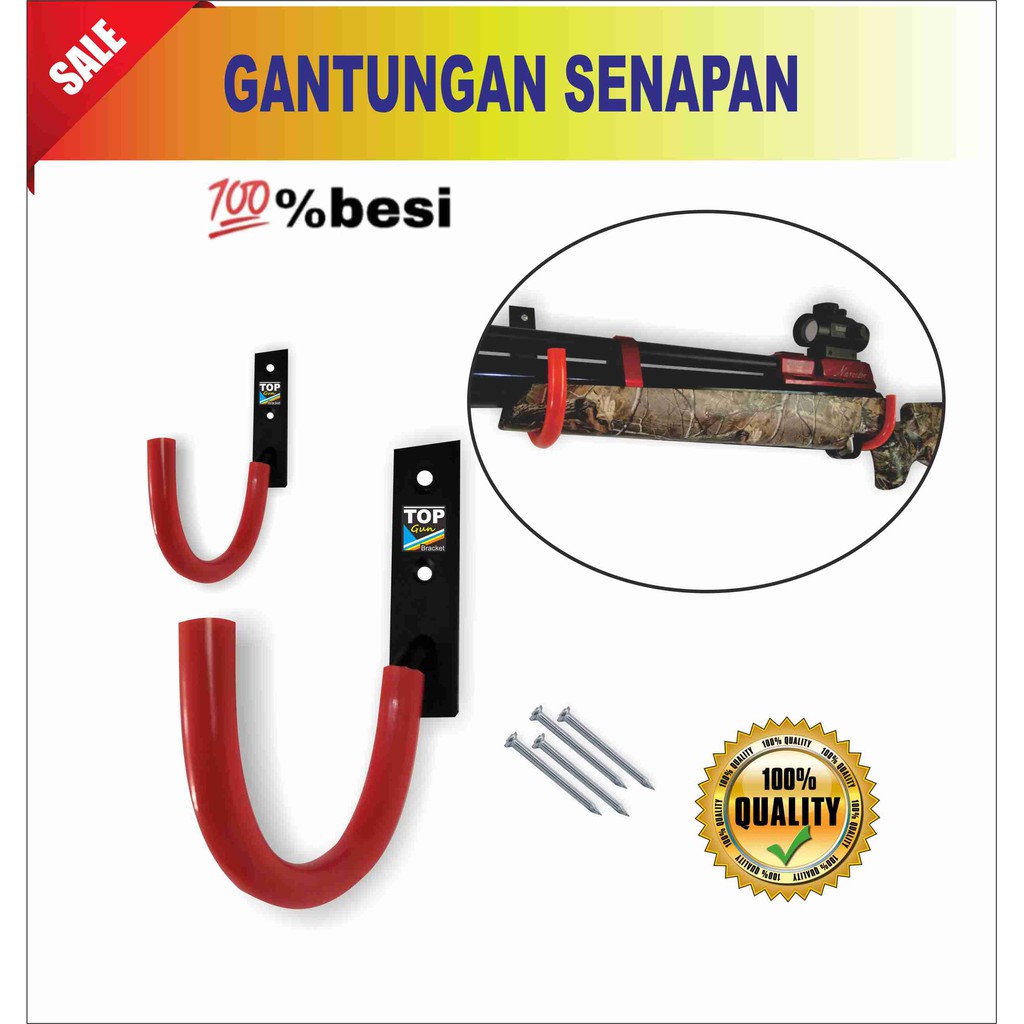 stand display gantungan senapan pcp uklik 1 susun